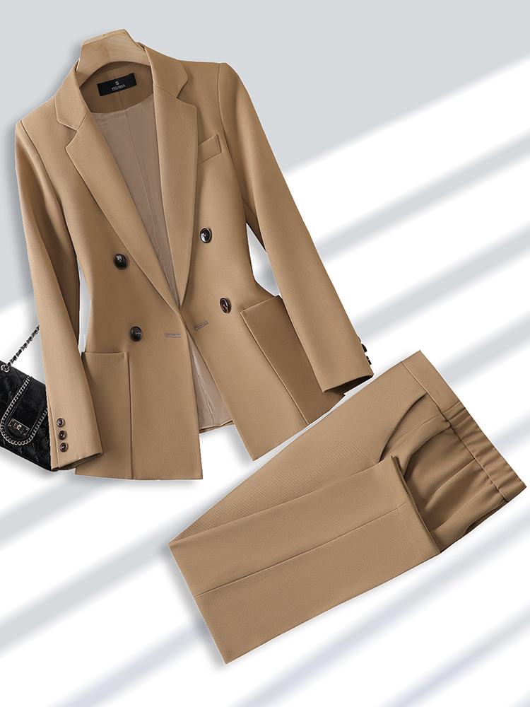 Men Formal Office Wear Shirts - Blazer e calças para mulheres, calça