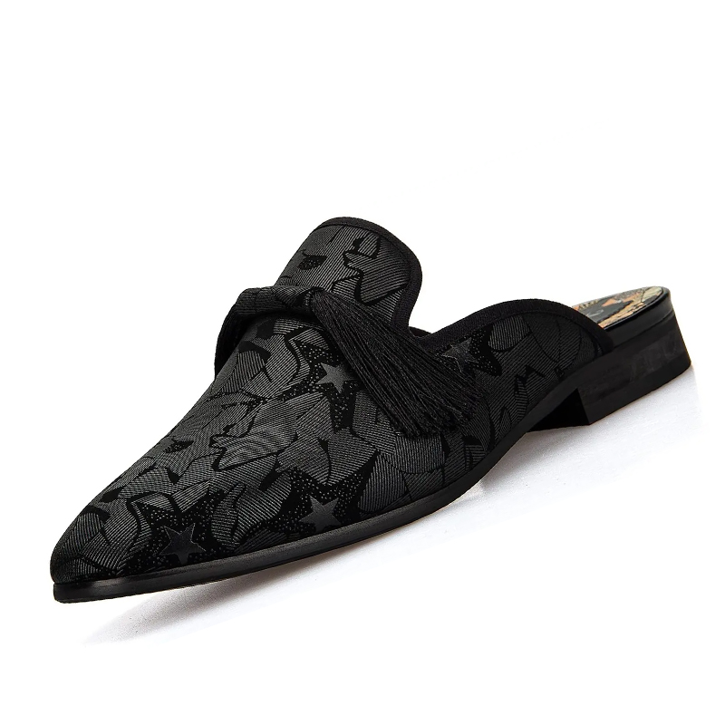 Men'S Formal Wear Slippers - Chinelos masculinos mocassins deslizantes de couro