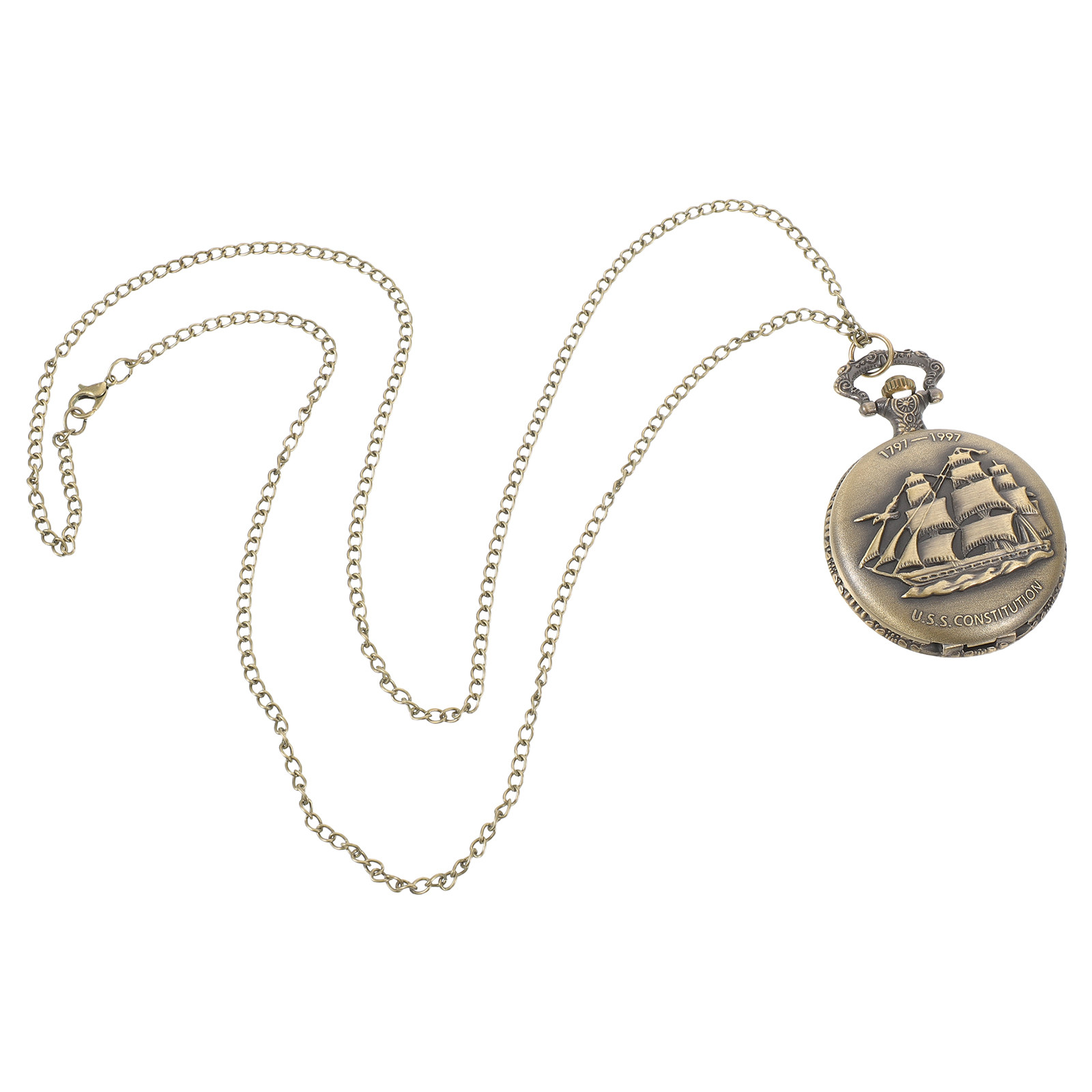 Arabic Formal Wear Men - Relógio de Bolso Vintage com Colar,