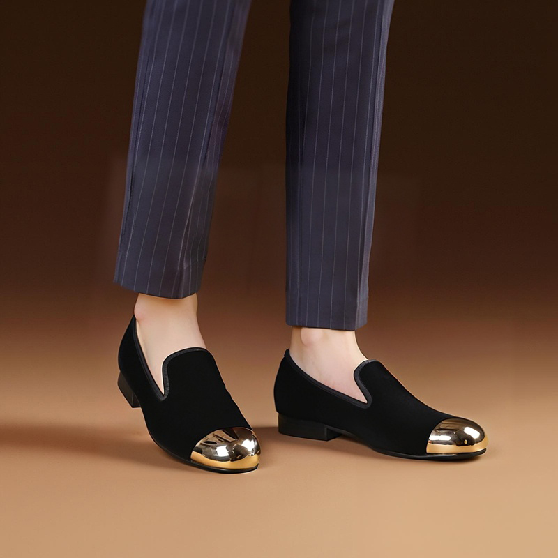 Pieritar modelo clássico preto - Men'S Formal Wear Slippers avaliação e preço