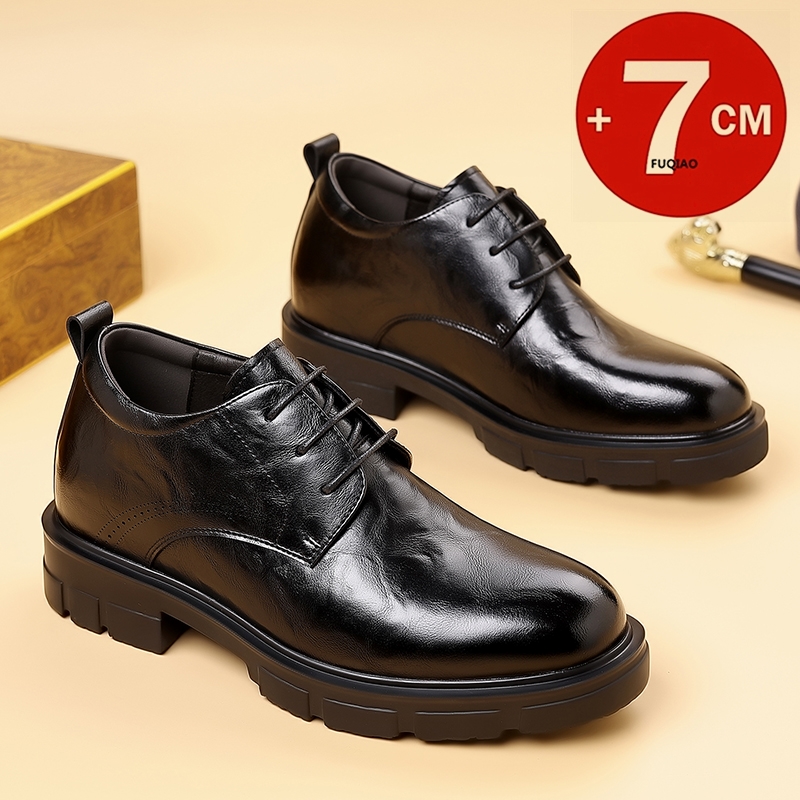 Homens 7cm elevador sapatos de - Men'S Formal Wear Slippers avaliação e preço