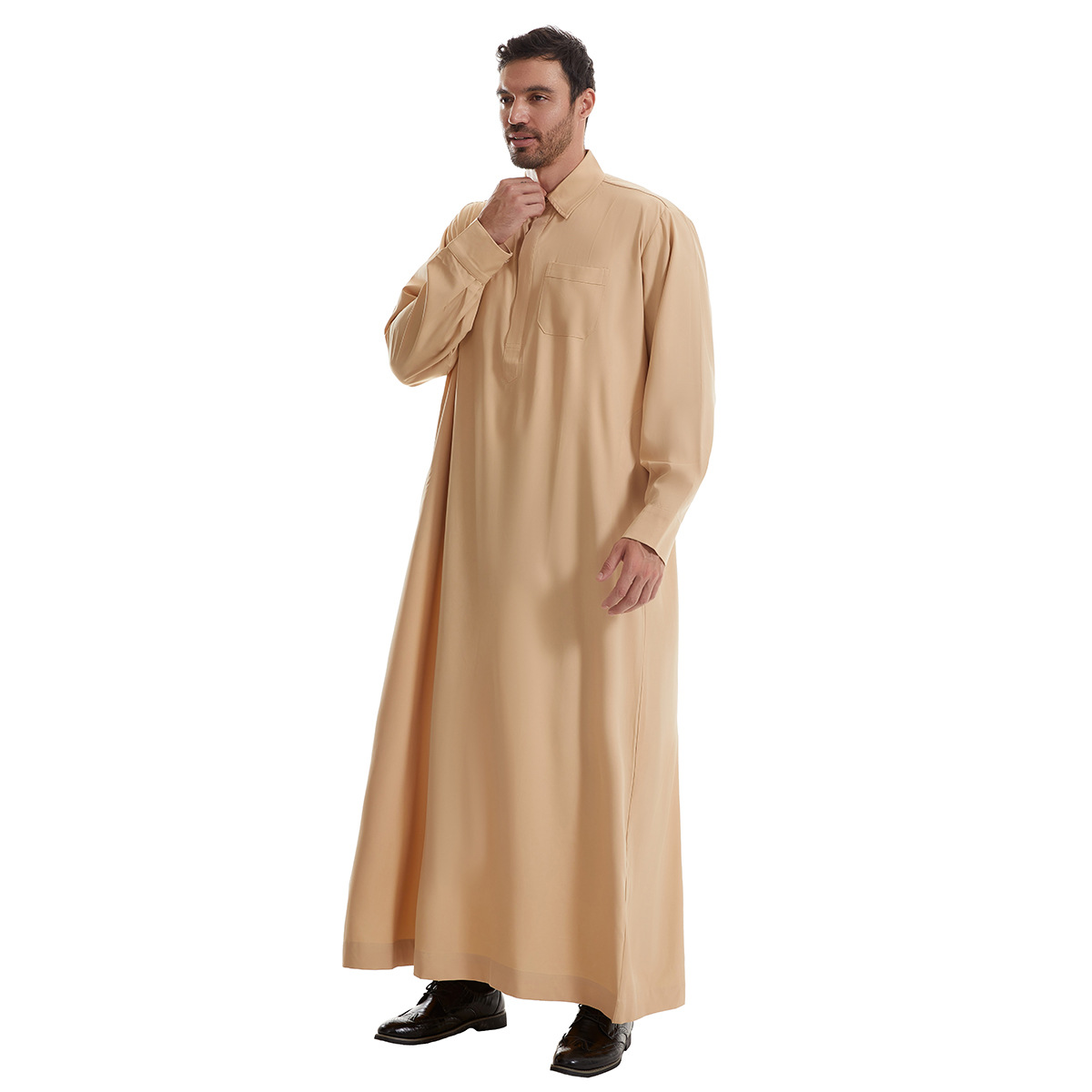 Jubba Thobe Masculino, Camisa  - Arabic Formal Wear Men avaliação e preço