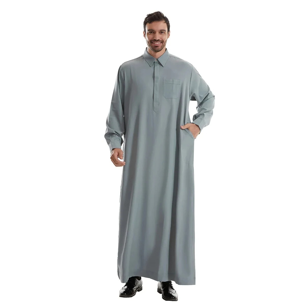 Jubba Thobe Masculina, Camisa  - Arabic Formal Wear Men avaliação e preço