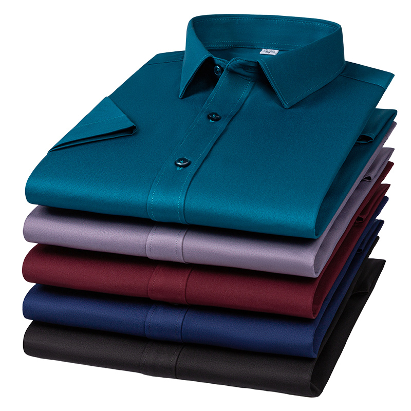 Camisa Masculina Antirrugas Se - Men Formal Office Wear Shirts avaliação e preço